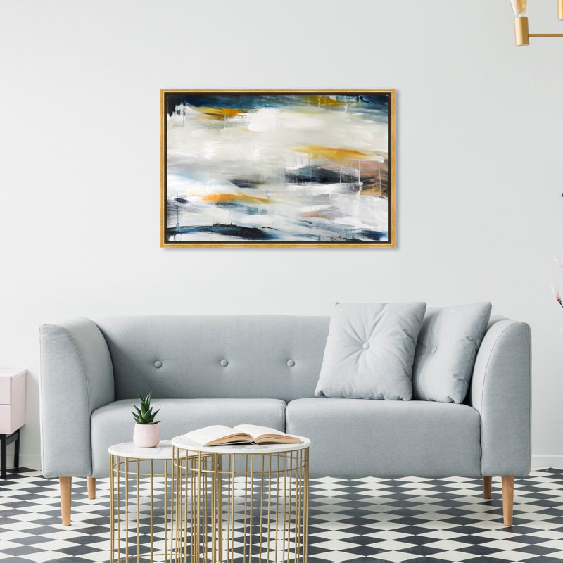Pacific Waves Painting, Wrapped Canvas, 30" H x 24" W