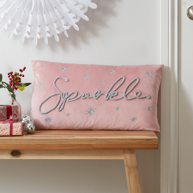 Soft Touch Christmas Sparkle Cushion