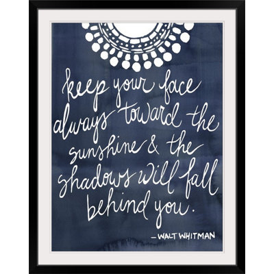 Adina Sun Quote II «Grace Popp», art textuel
