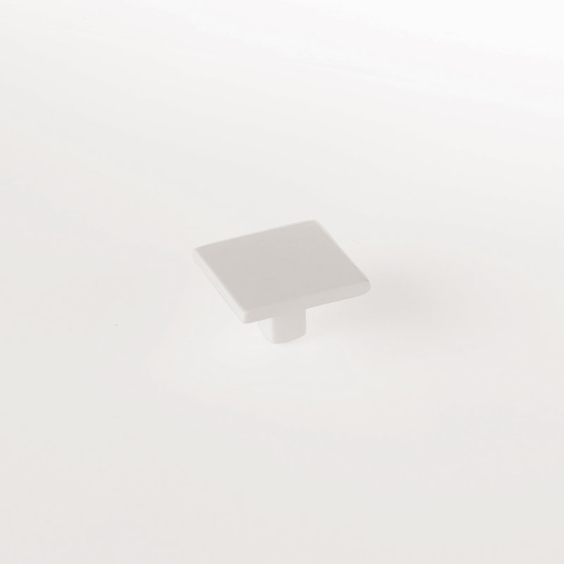 Armadio Square Knob, Matte White