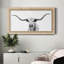 Toile encadrée de qualité supérieure Longhorn Gaze - prête à être accrochée-95417888-88113400