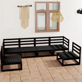 vidaXL Garden Lounge Set Solid pine wood Medium Modular