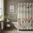 Subdued Flower Patterns - Premium Shower Curtain-1563963262