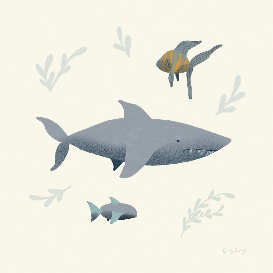 Leinwandbild Ocean Life Shark von Backy Thorns