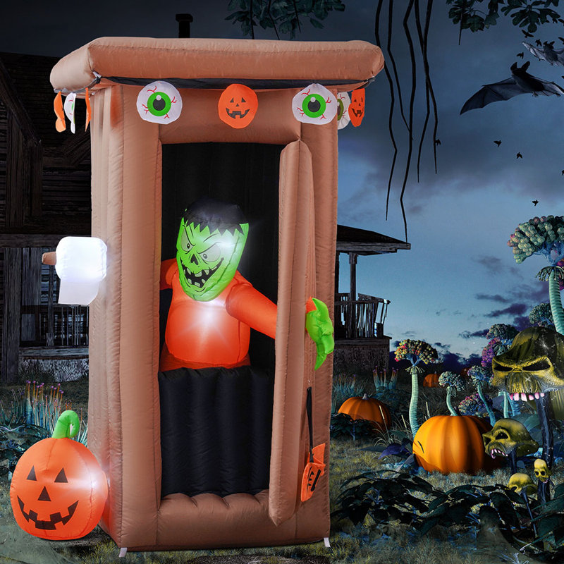 Ensemble gonflable Zombie Outhouse