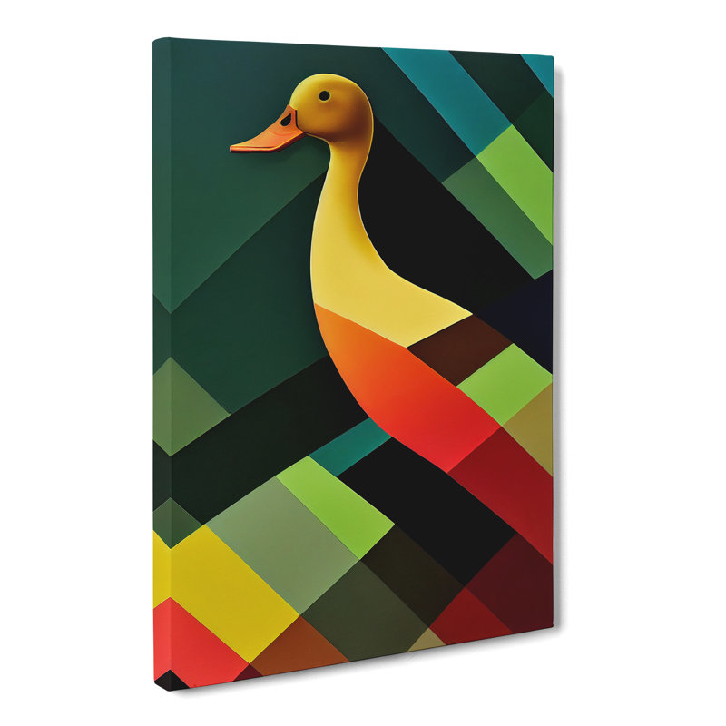 Abstract Duck Vol.3 - Wrapped Canvas, 50cm H x 35cm W x 3cm D
