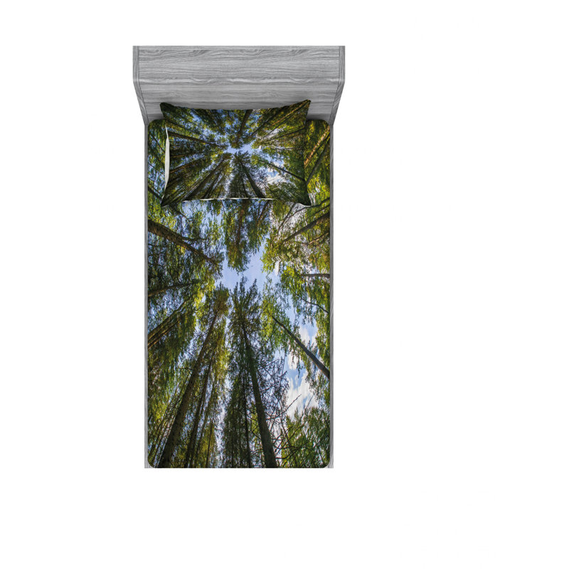Microfiber Sheet Set, Twin XL Sheet Set with Fitted Sheet