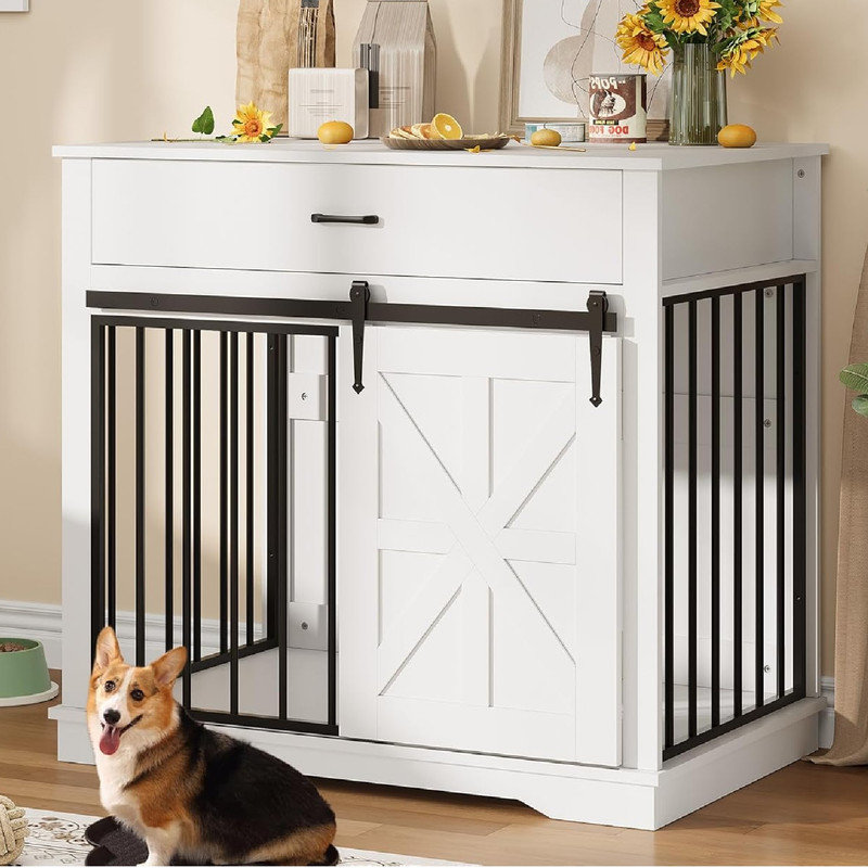 Furniture Style Crate, White