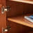 Adjustable Layer Brass Handle Buffet Table