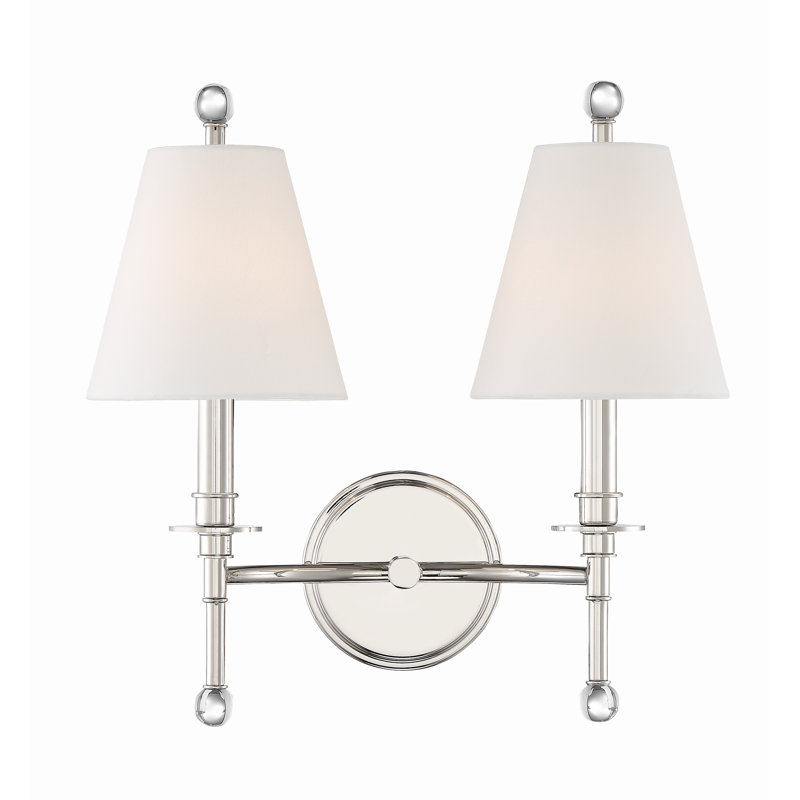 Hiltner Armed Sconce, Nickel