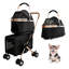 Poussette convertible 3-en-1 pour chien et chats