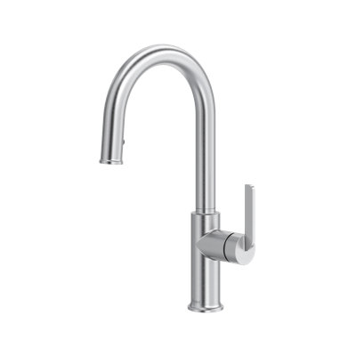Authentica Pull-Down Kitchen Faucet With C-Spout