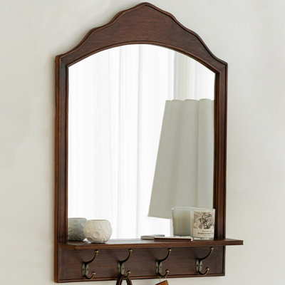 Arch Solid wood Wall Mirror