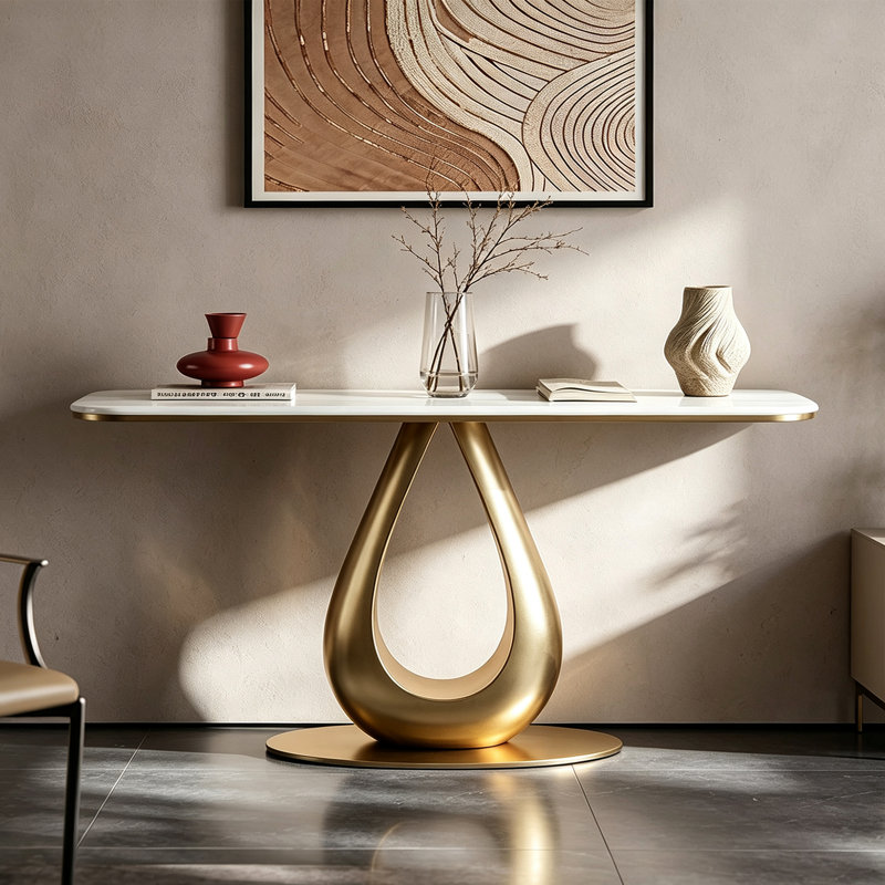 Console Italian Luxury, 33.5" H x 63" W x 13.8" D