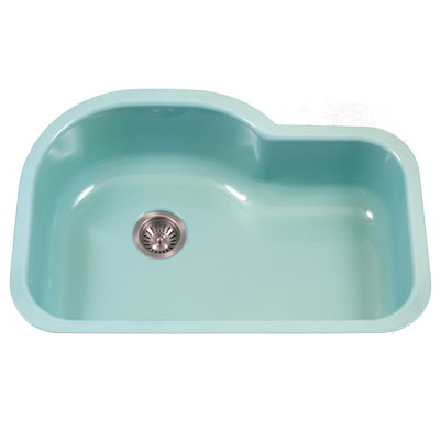 Porcela 31.25'' L Undermount Single Bowl Stainless Steel Kitchen Sink