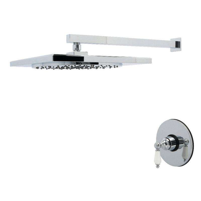 Kingston Brass Victorian Single-Handle Pressure Balanced Shower Faucet, Polished Chrome