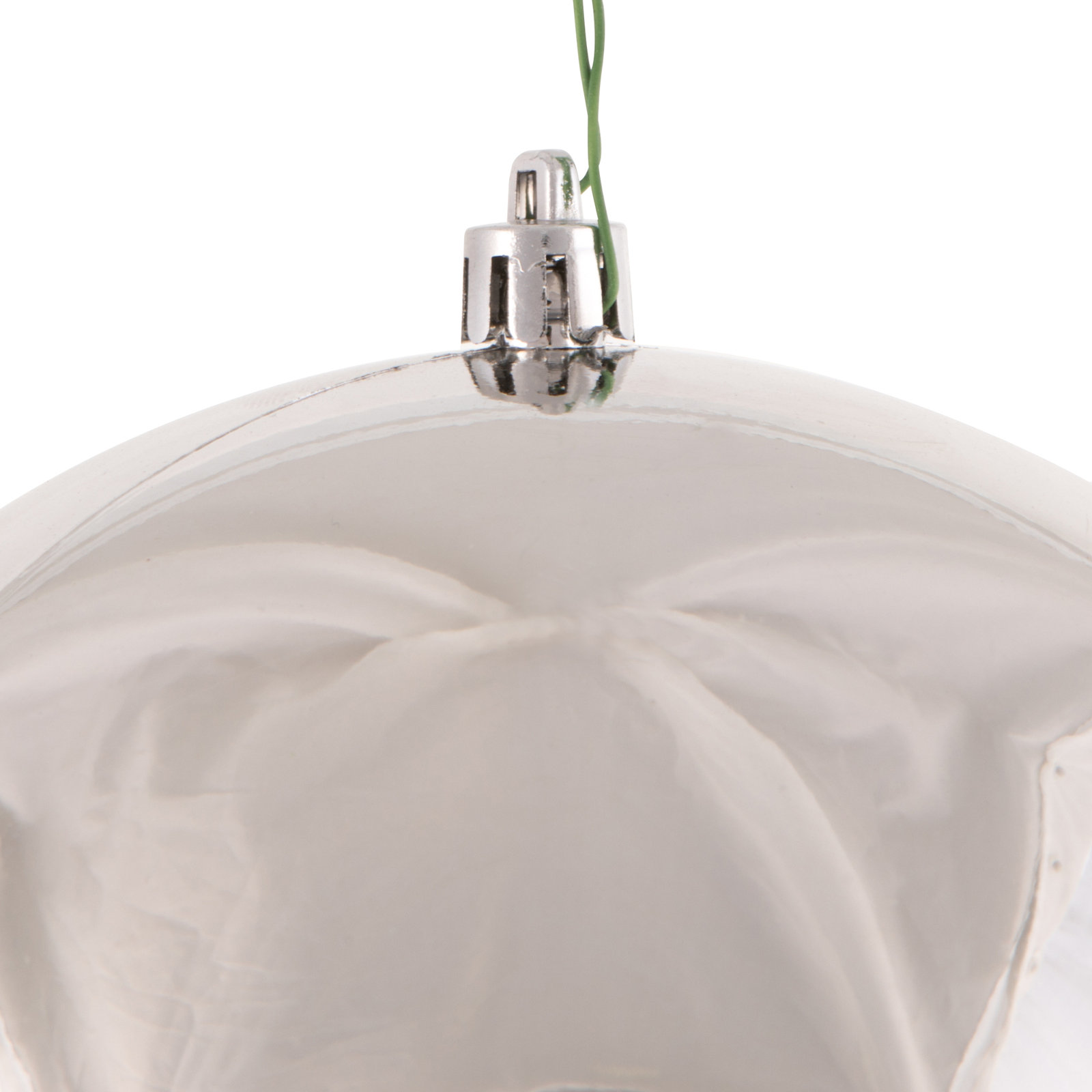 The Holiday Aisle® 6" Shatterproof Bauble, Silver