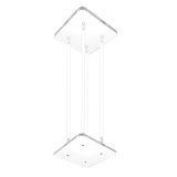 1" Rods Clear Riser Acrylic Transparent Plexiglass Pedestal Table Display Podium