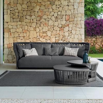 Breayna 3 - Person Patio Conversation Set with Cushions