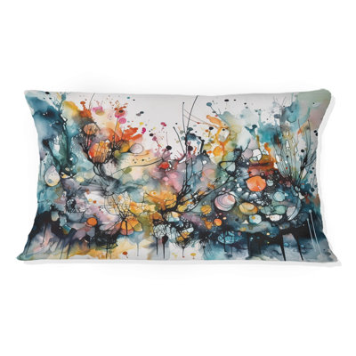 Captivating Boho Dance II - Coussin décoratif à imprimé abstrait