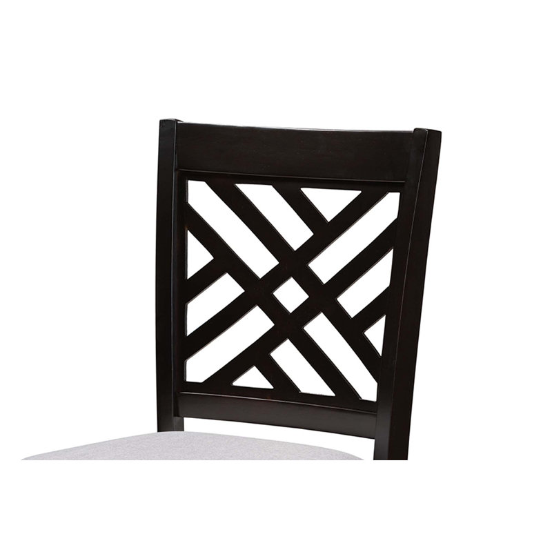 Tabouret 28,3 ", Cadre gris / brun foncé