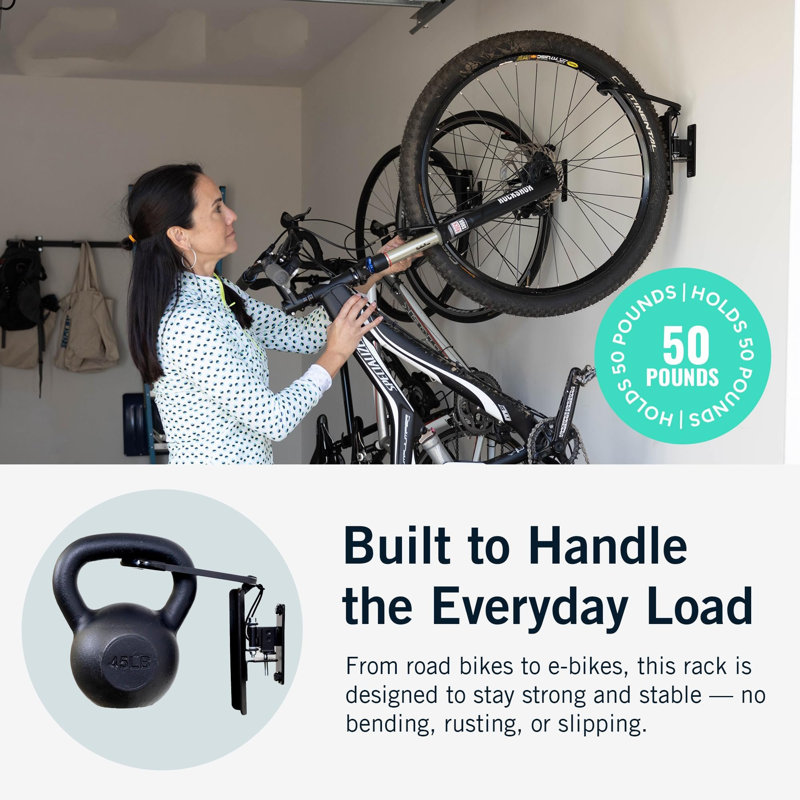 Metal Wall Mounted Bike Rack