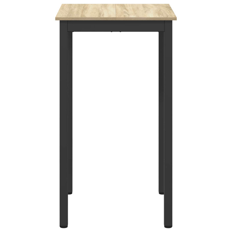 Standing Bar Table Engineered Wood, Oak, 105cmH x 60cmL x 60cmW