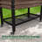 Elevated Galvanised Steel Planter With Wheels-328340678