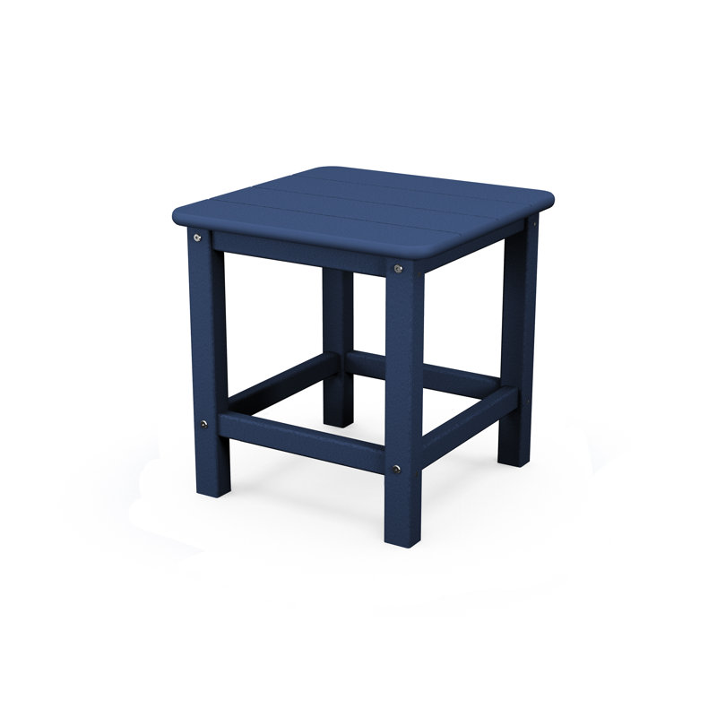 Table d'appoint POLYWOOD Seashell 18 po, Noir