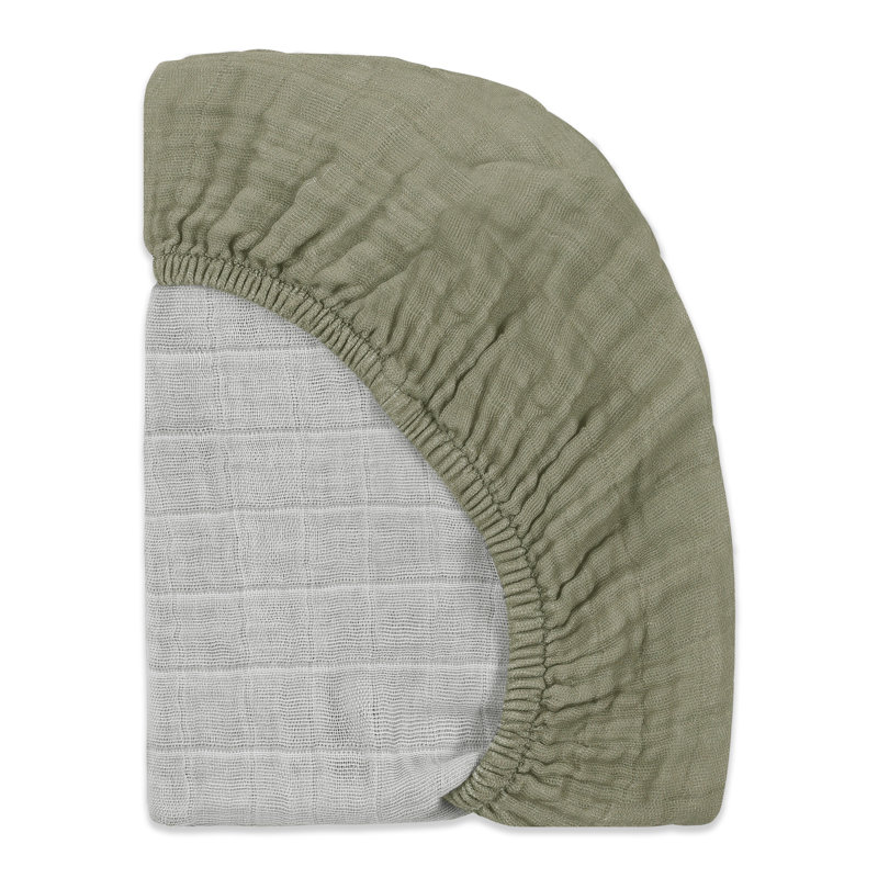 Matcha Muslin All-Stages Bassinet Sheet