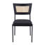 Chaise d'appoint Borrayo en noir