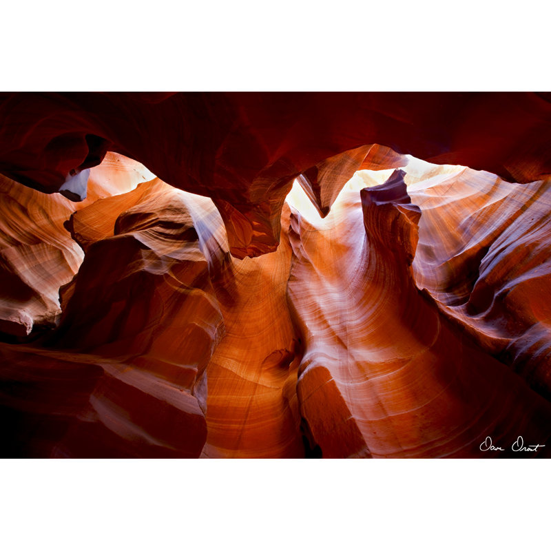 Sun Shining Through Canyon VII by David Drost - Wrapped Canvas Print, 30 cm H x 46 cm W, Wrapped Canvas