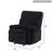 Lucie 066CE35B015147EB8B805DCA92286761 Glider Recliner Black