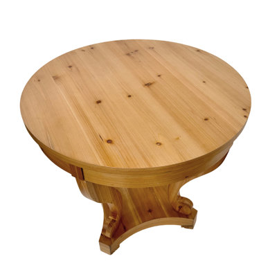 Table de bout style avec pieds et tiroirs courbés pour la chambre à coucher ou le salon, petit rangement latéral en placage de bois naturel, couleur