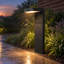 Satin Black Solar Powered Pathway Light
