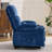 Dual Motor Large Power Lift Recliner Chair With Waist Kneading Heat, Extended Footrest & Cup Holders-1818521817