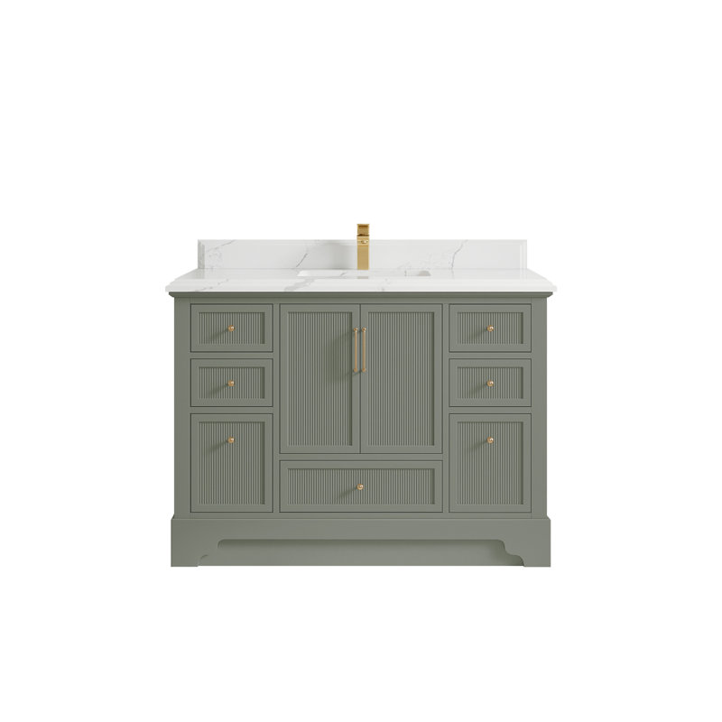 48 po X P 22 po Meuble-lavabo simple D Alys, Calacatta Laza