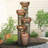 Haid Handcrafted Weather Resistant Waterfall Fountain with Lights-1919934411
