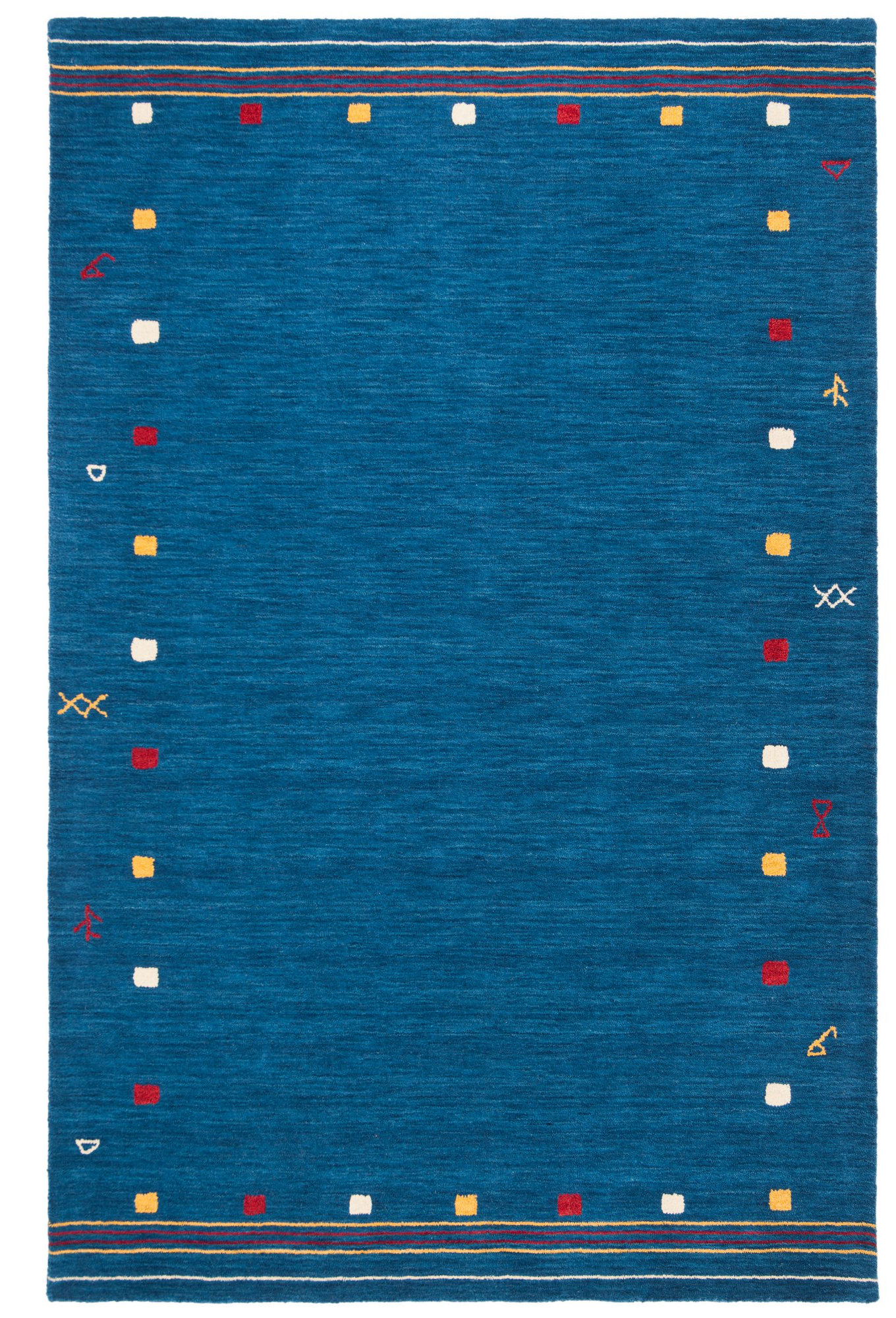 Small Blue Wool Rug AllModern Danette Southwestern Wool Blue Area Rug & Reviews | Wayfair
