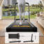 UMAY Folding Treadmill with 14% Incline, 2.5HP Under Desk Walking Pad, 8km/h, LED Display, 136kg Max User Weight for Home Cardio