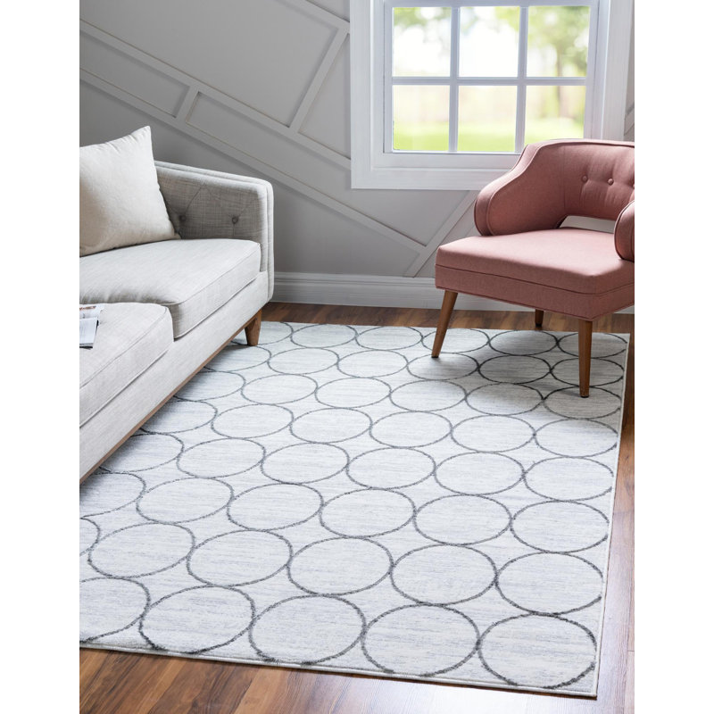 Linares Geometric Hand Woven Area Rug, Rectangle 152 x 244cm
