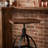Swivel Solid Wood Adjustable Height Counter Stool with Steel Frame