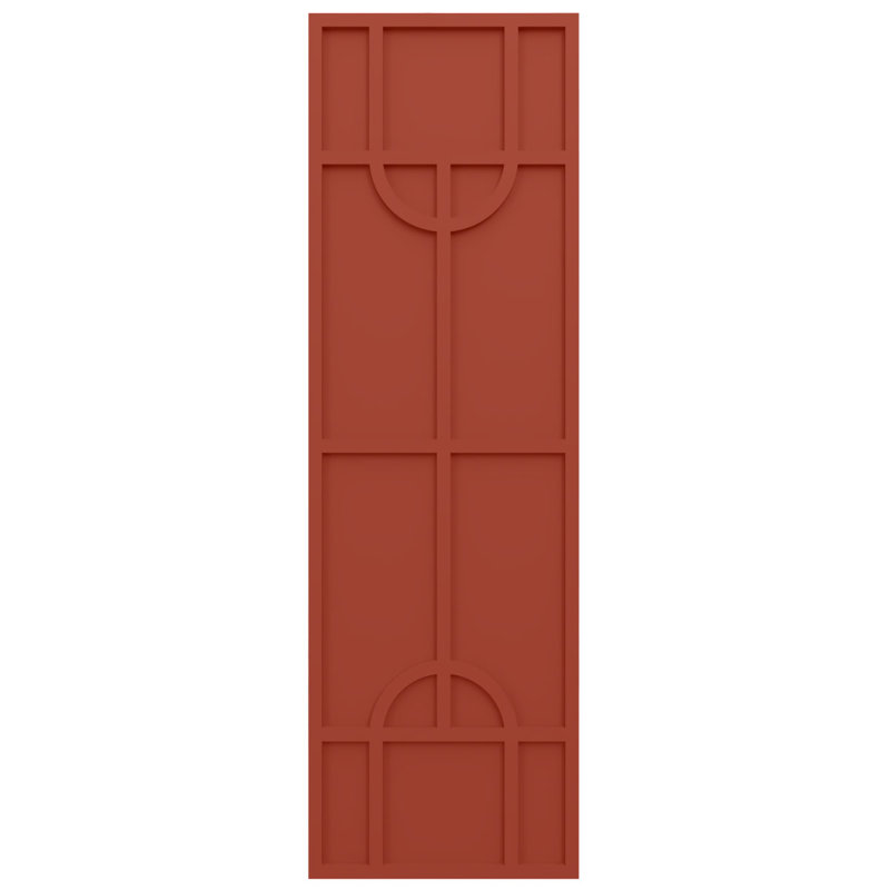 Volets de style moderne nordique EnduraCore Composite, L 12 po, H 45 po, Feuilles colorées