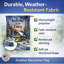Drapeau «Snowy Cabin Welcome House»-128961778-128961806