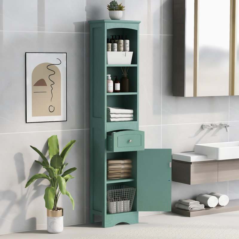 Grande armoire de salle de bain, Vert