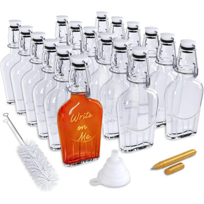 Nevaeh Glass Flask Set