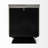 Black Metal Square Desk Table Clock