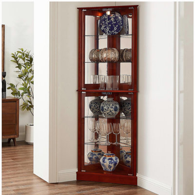 Armoire d'angle Curio