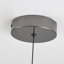 1 - Light Black LED Dome Pendant