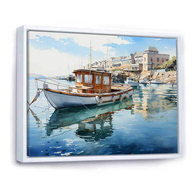 «Port Harbor Reflections», reproduction sur toile